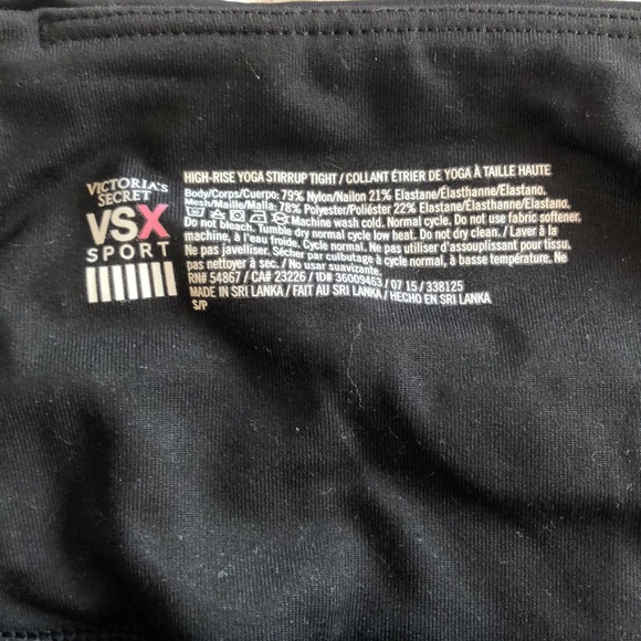 VIctoria’s Secret High Rise Yoga Stirrup Leggings - Picture 6 of 6